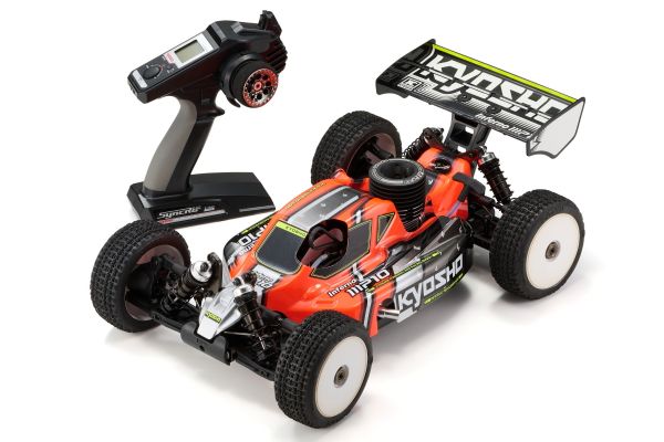 1/8スケール ラジオコントロール 21エンジン 4WDレーシングバギー レディセット インファーノ MP10 カラータイプ1 レッド 33025T1S