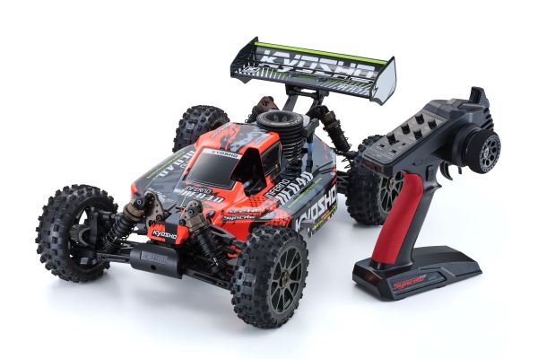 1/8スケール ラジオコントロール 21エンジン 4WDレーシングバギー レディセット インファーノ NEO 4.0 カラータイプ1 KT-231P+付 33029T1S