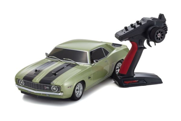 1/10 EP 4WD  フェーザーMk2 FZ02 レディセット 1969 シボレー カマロ Z/28 フロストグリーン 34418T2