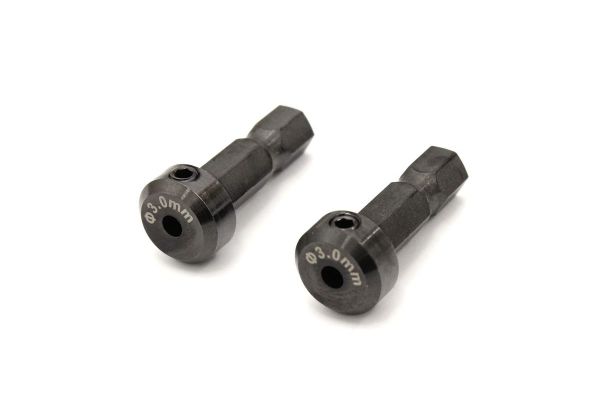 KRF Bit Adapter(φ3.0/6.35mm Hex Shank/2set) 36119