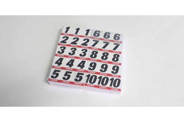 Number Seal (40x45mm/1～10/100ｾｯﾄ) 87006