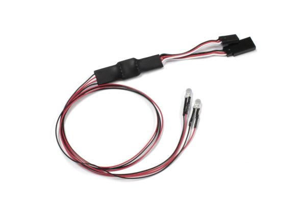 LEDライトユニット (Φ5 / 2灯 / L=400 / クリア ) 97054-2C