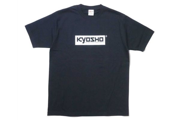 KYOSHO ボックスロゴ Tシャツ (ネイビー/S) KOS-TS01NV-S