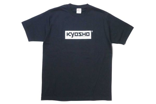 KYOSHO ボックスロゴ Tシャツ (ネイビー/M) KOS-TS01NV-M