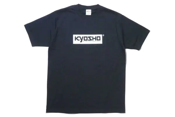 KYOSHO ボックスロゴ Tシャツ (ネイビー/XLサイズ) KOS-TS01NV-XL
