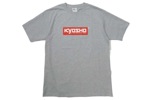 KYOSHO ボックスロゴ Tシャツ(グレー/Mサイズ) KOS-TS01GY-MB