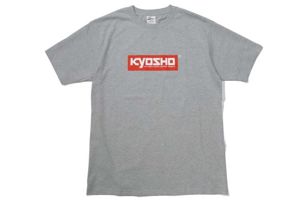KYOSHO ボックスロゴ Tシャツ(グレー/Lサイズ) KOS-TS01GY-LB
