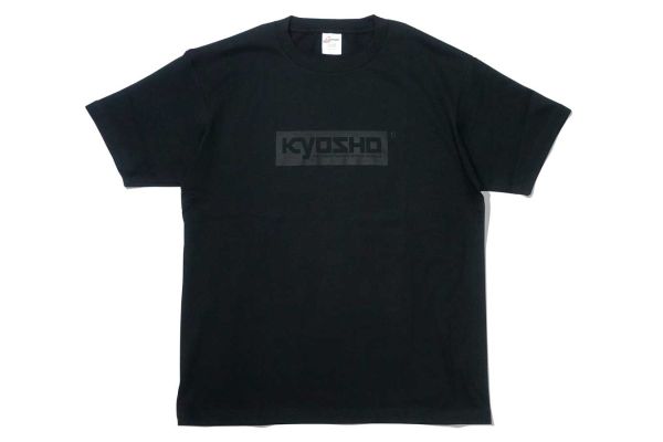 KYOSHO ボックスロゴ Tシャツ(ブラック/Lサイズ) KOS-TS01BK-LB