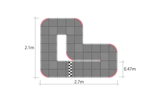 ミニッツ グランプリ サーキット30 ショート (48pcs) 87033 | 京商 