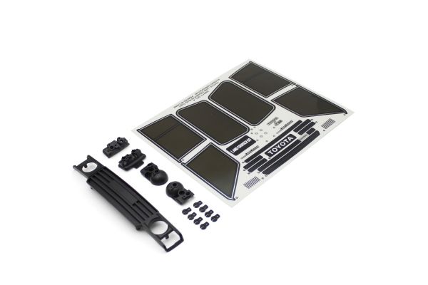 TOYOTA LAND CRUISER 60 Body Type1 Grille Set (Black) CLB001-01BK