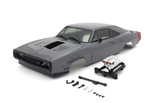 1970 Dodge Charger Supercharged VE Gray Decoration Body Set FAB707GYB