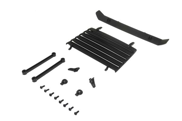 リアウィンドウルーバーセット (1969 フォード マスタング用) FAB715-01