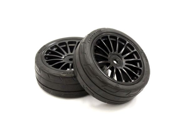 接着済タイヤFZ02(15本スポークホイル黒/TCタイヤM/(2本) FATH702BKMB