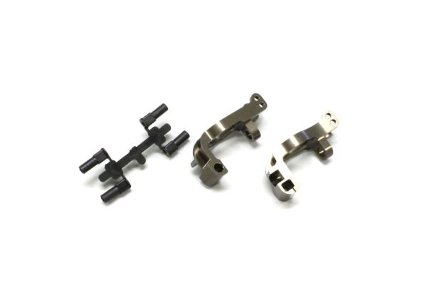 Aluminum Front Hub Carrier Set (L R/Gunmetallic/MP9) IFW412C