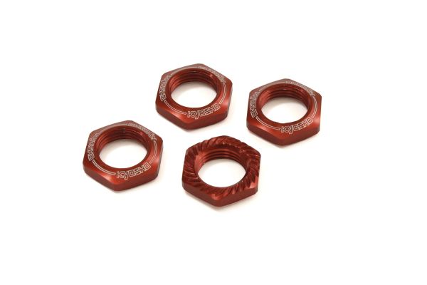 Wheel Nut (Red/4pcs/for Serration) IFW472R