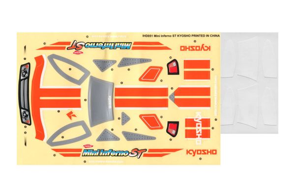 Decal Set(Mini Inferno ST/G Stripe Color IHD51