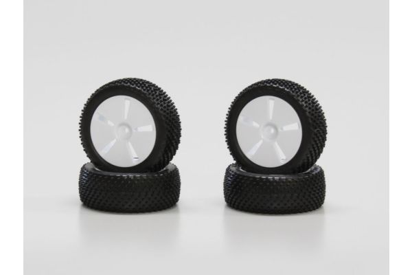 Tire with White Wheel (Mini Inferno) IHTH01W