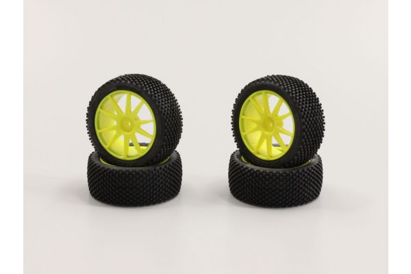 Micro Bock Tire with White Wheel (Yellow IHTH02Y