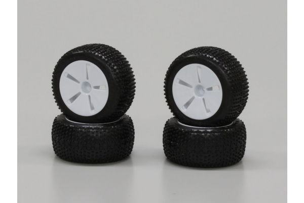 Wheel With Tire Set(Mini Inferno ST/Whit IHTH30W