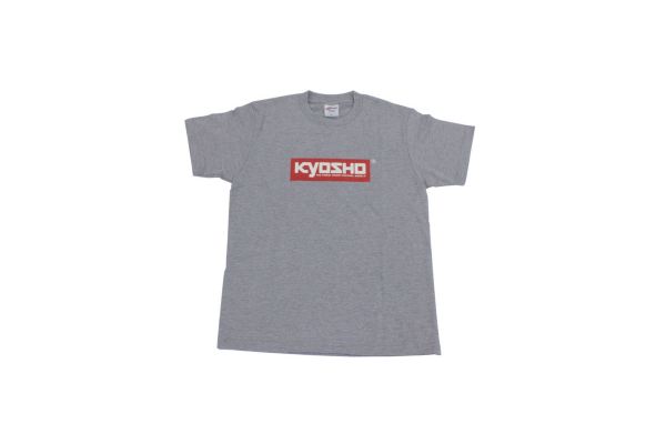 KYOSHO ボックスロゴ Tシャツ(グレー/Sサイズ) KOS-TS01GY-S