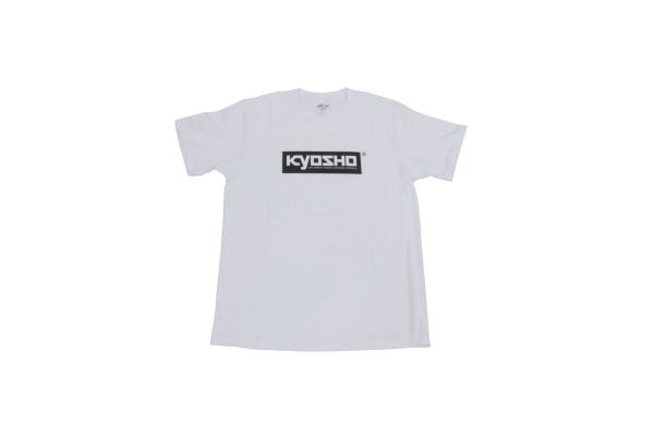 KYOSHO ボックスロゴ Tシャツ(ホワイト/Sサイズ) KOS-TS01W-S