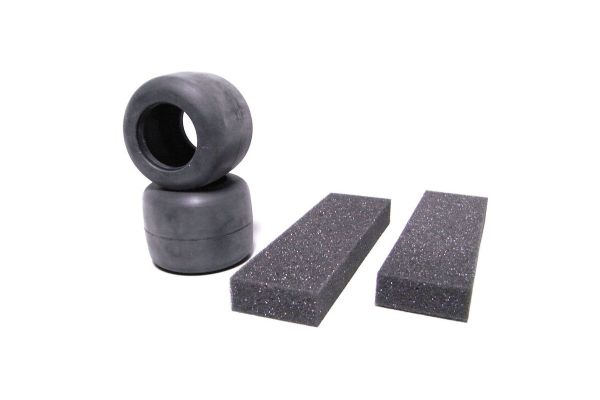 Rear Tire (Medium/With Inner/2pcs/Kart) KTT002M