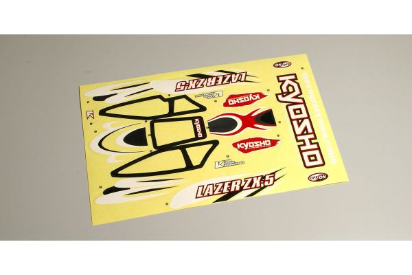 Decal(LAZER ZX-5RS/Type-1/Red/Glay) LAD101