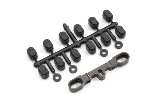 Al Rear Sus. Holder (RR/Gunmetal/LAZER) LAW95GM