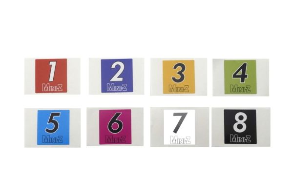 Mini-Z カーゼッケン(No.1-8/50セット) MZW129