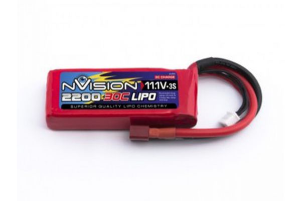 nVision LiPo 3s 11,1V 2200 30C Deans NVO1810