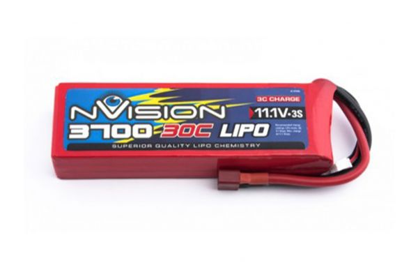 nVision LiPo 3s 11,1V 3700 30C Deans NVO1813