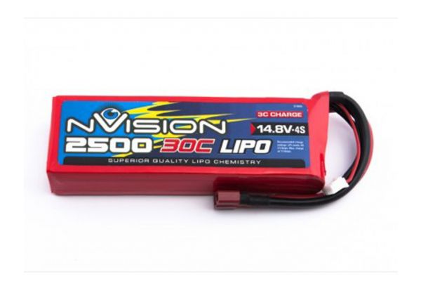 nVision LiPo 4s 14,8V 2500 30C Deans NVO1814