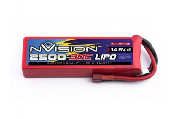 nVision LiPo 4s 14,8V 3700 30C Deans NVO1815