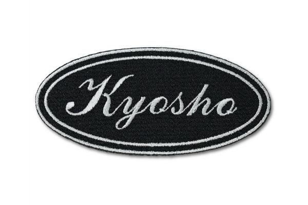 【オンライン限定】KYOSHOパッチ（ブラック筆記体）雄ベルクロ付き ONF904