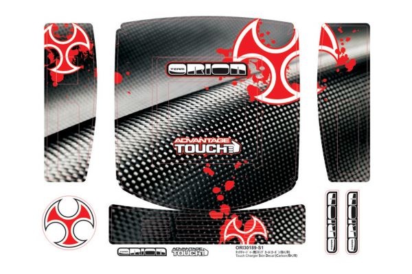 Touch Charger Skin Decal (Carbon/BK/R) ORI30189-S1