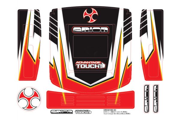 Touch Charger Skin Decal (Racer/R/BK) ORI30189-S3