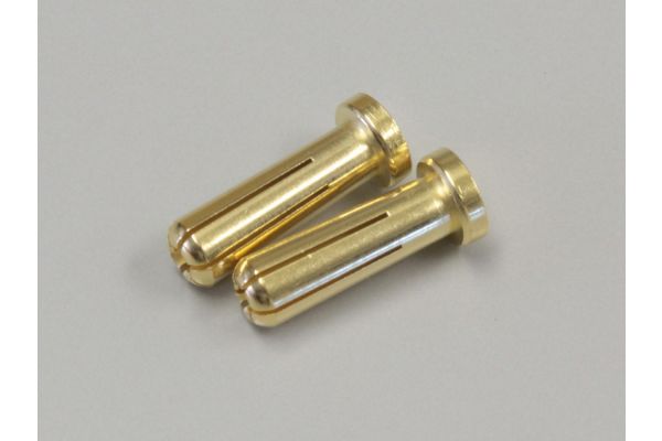 ローハイト ヨーロピアンプラグ (5mm/ゴールド/2pcs) ORI40056