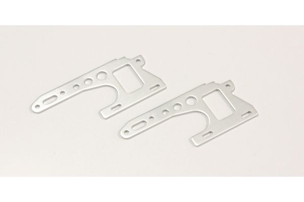 Front Side Plate (Silver/2pcs/OPTIMA) OT214S