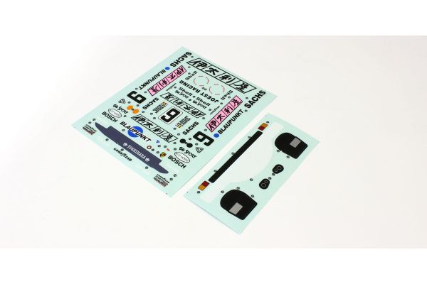 Sponsor Decal(PORSCHE 962C LM 89 Joest) PZD210