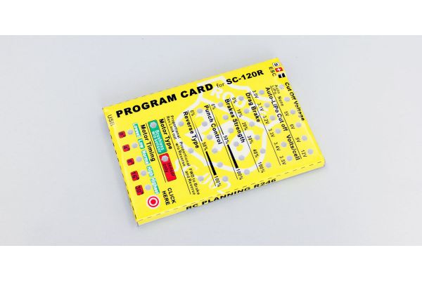 Program Card for SC-120R R246-8342