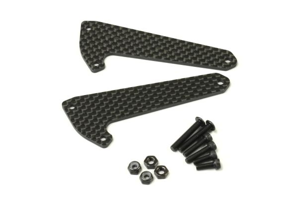 HGショック用カーボンフロントショックステー(2入/スコーピオン2014) SCW003B