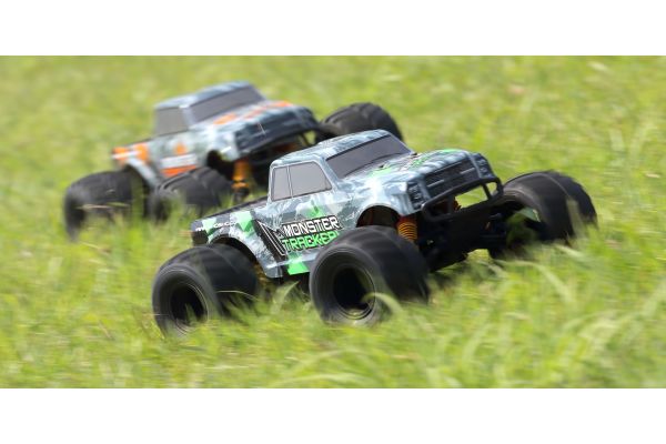 MONSTER TRACKER Color Type 1 w/KT-232P 1/10 EP 2WD Monster Truck Readyset RTR 34403T1