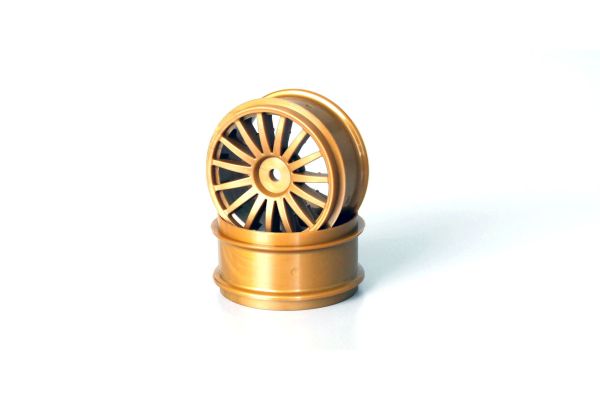 Wheel (15-Spoke/Gold/2pcs/DRX) TRH121GL