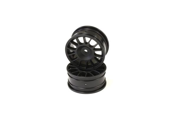 Wheel (14-Spoke/Black/24mm/2pcs) VZH008BK