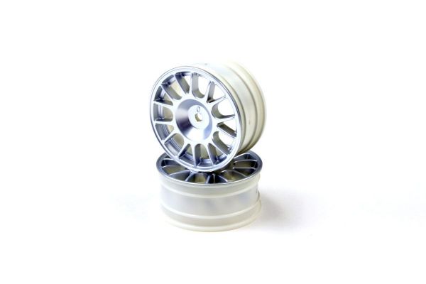 Wheel (14-Spoke/Chrome/24mm/2pcs) VZH008CM