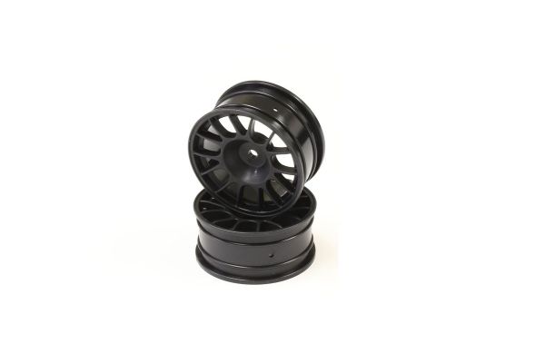 Wheel(14-Spoke/Black/Offset4mm/24mm/2p) VZH009BK