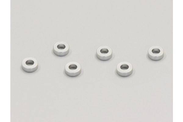 Aluminum Collar (2mm/Silver/6pcs) W0142S
