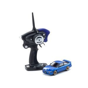 ミニッツAWD MA-020スポーツ レディセット 日産 シルエイティ LED付 ブルー 【ドリフトタイヤ標準装着済み】 32136BL