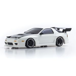 ミニッツプロ MA-020VE PRO +D Evo. MHS/ASFコンパチブル2.4GHzシステム ボディ/シャシーセット マツダ サバンナRX-7 FC3S エアロ ホワイト 32173CW