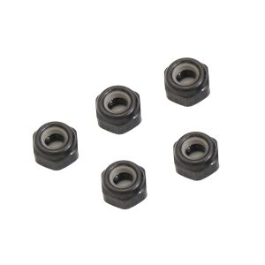 Nut(M3x3.3)Nylon(Aluminium/Gunmetal/5pcs) 1-N3033NA-GM